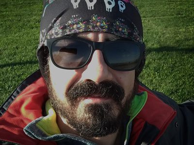 Man wearing sunglasses.