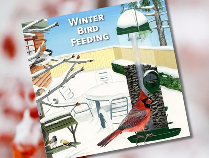 cover of a publication about Winter Bird Feeding